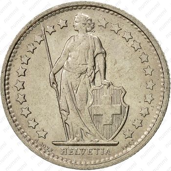 1/2 франка 1971 [Швейцария] - Аверс