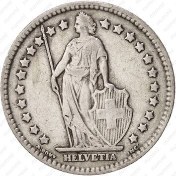 1 франк 1914 [Швейцария] - Аверс