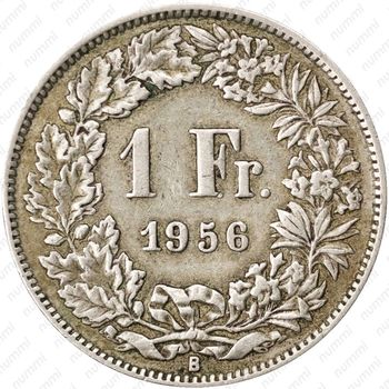 1 франк 1956 [Швейцария] - Реверс