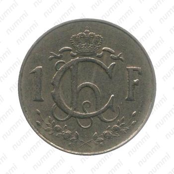 1 франк 1960 [Люксембург] - Реверс
