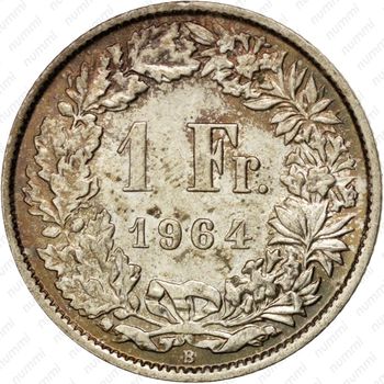 1 франк 1964 [Швейцария] - Реверс