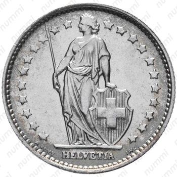1 франк 1967 [Швейцария] - Аверс