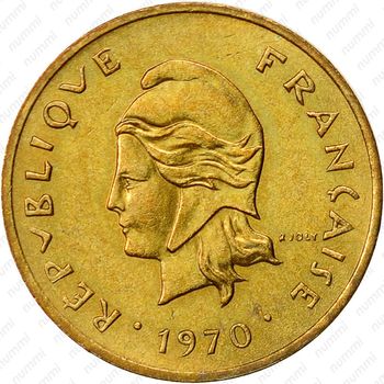 1 франк 1970 [Австралия] - Аверс