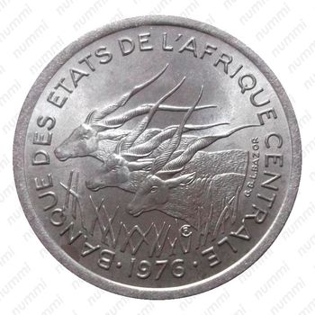 1 франк 1976 [Центральная Африка (BEAC)] - Аверс