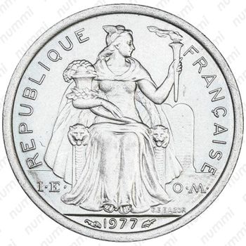 1 франк 1977 [Австралия] - Аверс