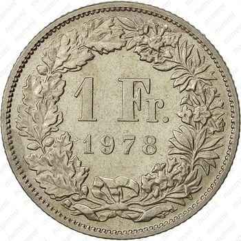 1 франк 1978 [Швейцария] - Реверс