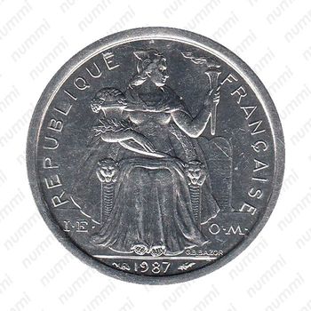 1 франк 1987 [Австралия] - Аверс