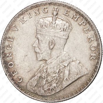 1 рупия 1918, ♦, знак монетного двора: "♦" - Бомбей [Индия] - Аверс