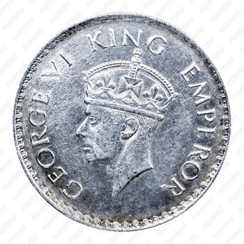 1 рупия 1938, без обозначения монетного двора [Индия] - Аверс