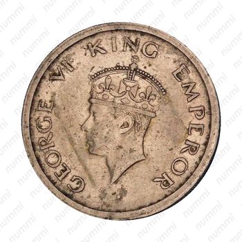 1 рупия 1947, без обозначения монетного двора [Индия] - Аверс