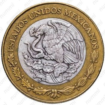 10 новых песо 1993 [Мексика] - Аверс