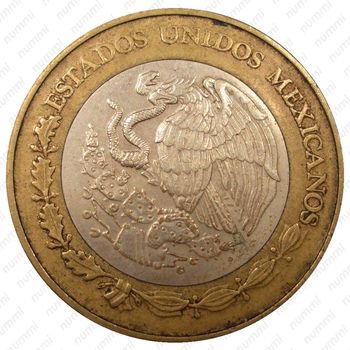 10 песо 2000, Смена тысячелетия - 2000 год [Мексика] - Аверс