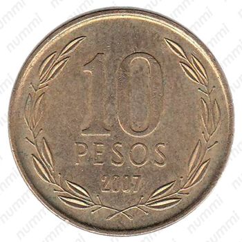 10 песо 2007 [Чили] - Реверс