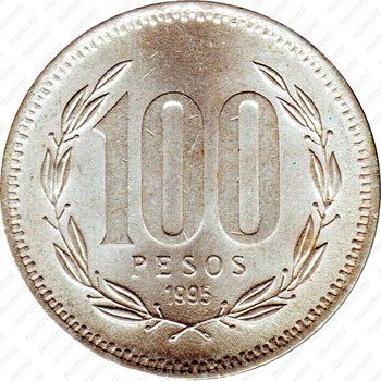 100 песо 1995 [Чили] - Реверс