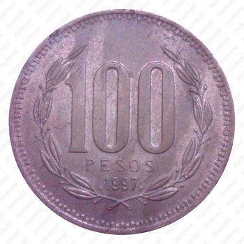 100 песо 1997 [Чили] - Реверс