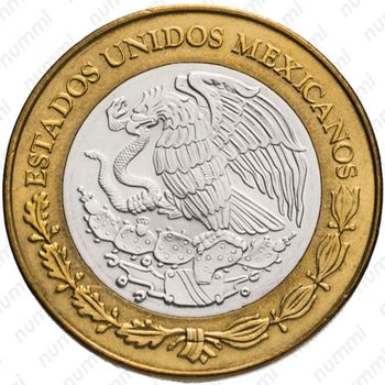 100 песо 2003, 180 лет Федерации - Тласкала [Мексика] - Аверс