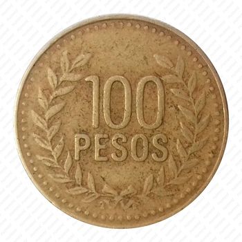 100 песо 2008 [Колумбия] - Реверс