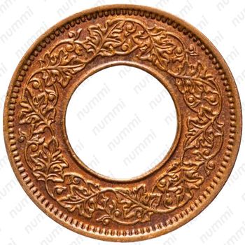 1 пайс 1945, •, знак монетного двора: "•" - Бомбей [Индия] - Реверс