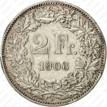 2 франка 1906 [Швейцария] - Реверс