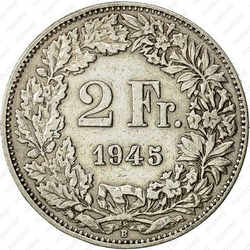 2 франка 1945 [Швейцария] - Реверс