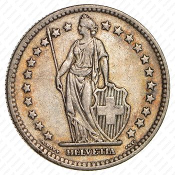 2 франка 1947 [Швейцария] - Аверс