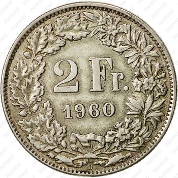 2 франка 1960 [Швейцария] - Реверс