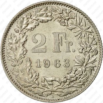 2 франка 1963 [Швейцария] - Реверс