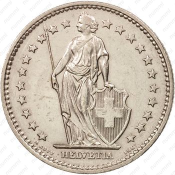 2 франка 1970 [Швейцария] - Аверс