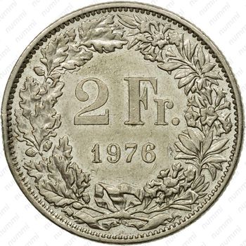 2 франка 1976 [Швейцария] - Реверс