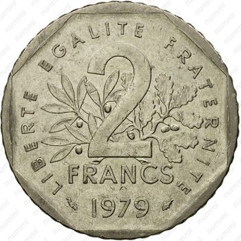 2 франка 1979 [Франция] - Реверс