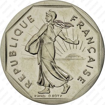 2 франка 1980 [Франция] - Аверс