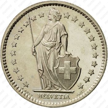 2 франка 1982 [Швейцария] - Аверс