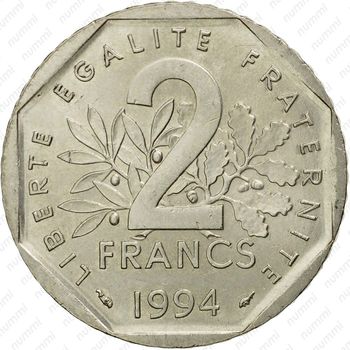 2 франка 1994 [Франция] - Реверс