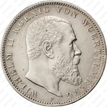3 марки 1909, F, Вюртемберг [Германия] - Аверс