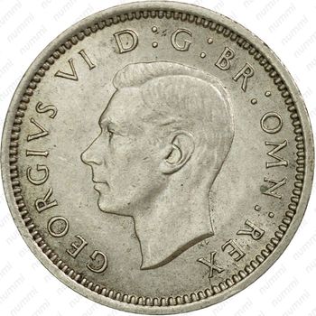 3 пенса 1937, серебро [Великобритания] - Аверс
