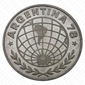 3000 песо 1978, Чемпионат мира по футболу, Аргентина 1978 [Аргентина] - Аверс