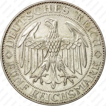 5 рейхсмарок 1929, Мейсен [Германия] - Аверс
