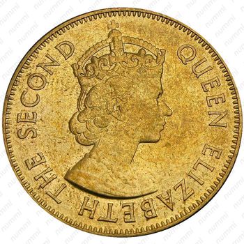 1/2 пенни 1969, 100 лет монетам Ямайки [Ямайка] - Аверс