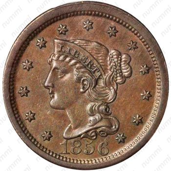 1 цент 1856, Liberty Head Cent [США] - Аверс