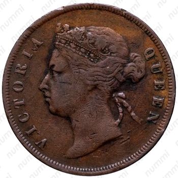 1 цент 1877 [Малайзия] - Аверс