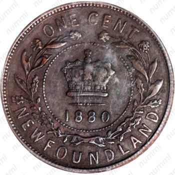 1 цент 1880 [Канада] - Реверс