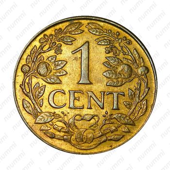 1 цент 1943 [Суринам] - Реверс