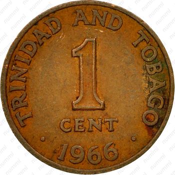 1 цент 1966 [Тринидад и Тобаго] - Реверс