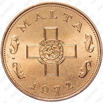 1 цент 1972 [Мальта] - Аверс