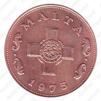 1 цент 1975 [Мальта] - Аверс