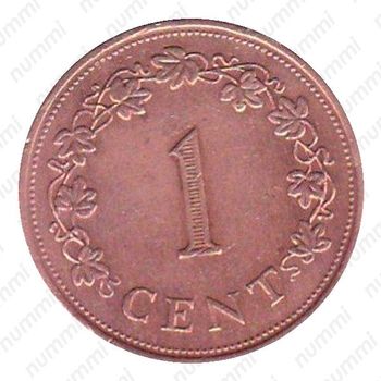 1 цент 1975 [Мальта] - Реверс