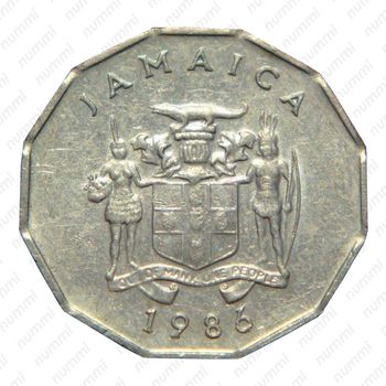 1 цент 1986 [Ямайка] - Аверс