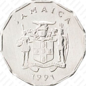 1 цент 1991 [Ямайка] - Аверс