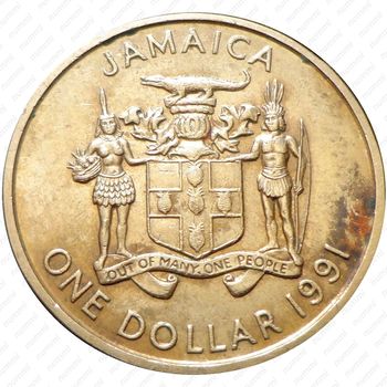 1 доллар 1991 [Ямайка] - Аверс