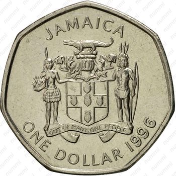 1 доллар 1996 [Ямайка] - Аверс